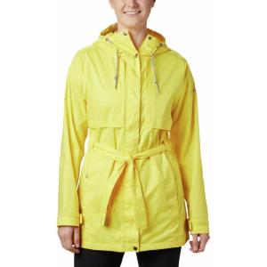 Columbia womens Pardon My Trench II Rain Jacket(Buttercup)