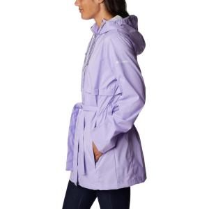 Columbia womens Pardon My Trench II Rain Jacket(Frosted Purple)