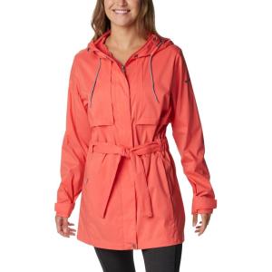 Columbia womens Pardon My Trench II Rain Jacket(Juicy)