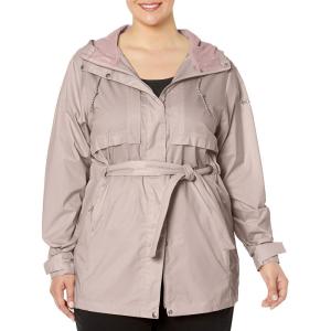 Columbia womens Pardon My Trench II Rain Jacket(Mauve Vapor)