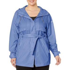 Columbia womens Pardon My Trench II Rain Jacket(Velvet Cove)
