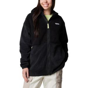 Columbia womens Pfg Open Water Hooded Fleece(Black)