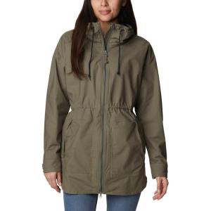 Columbia womens Sage Lake Long Lined Jacket(Stone Green)