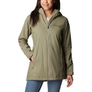 Columbia womens Switchback Lined Long Jacket(Stone Green)