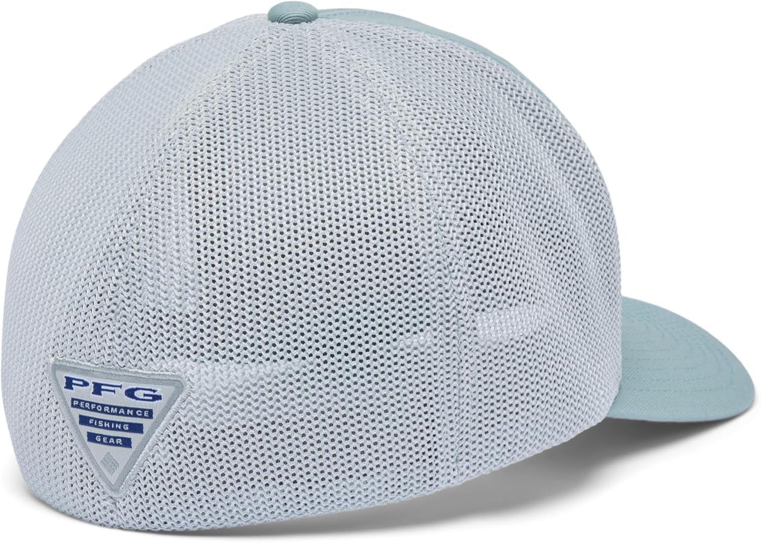 imageColumbia Unisex PFG Logo Mesh Ball Cap Crushed BlueCool GreyBass Graphic LXL