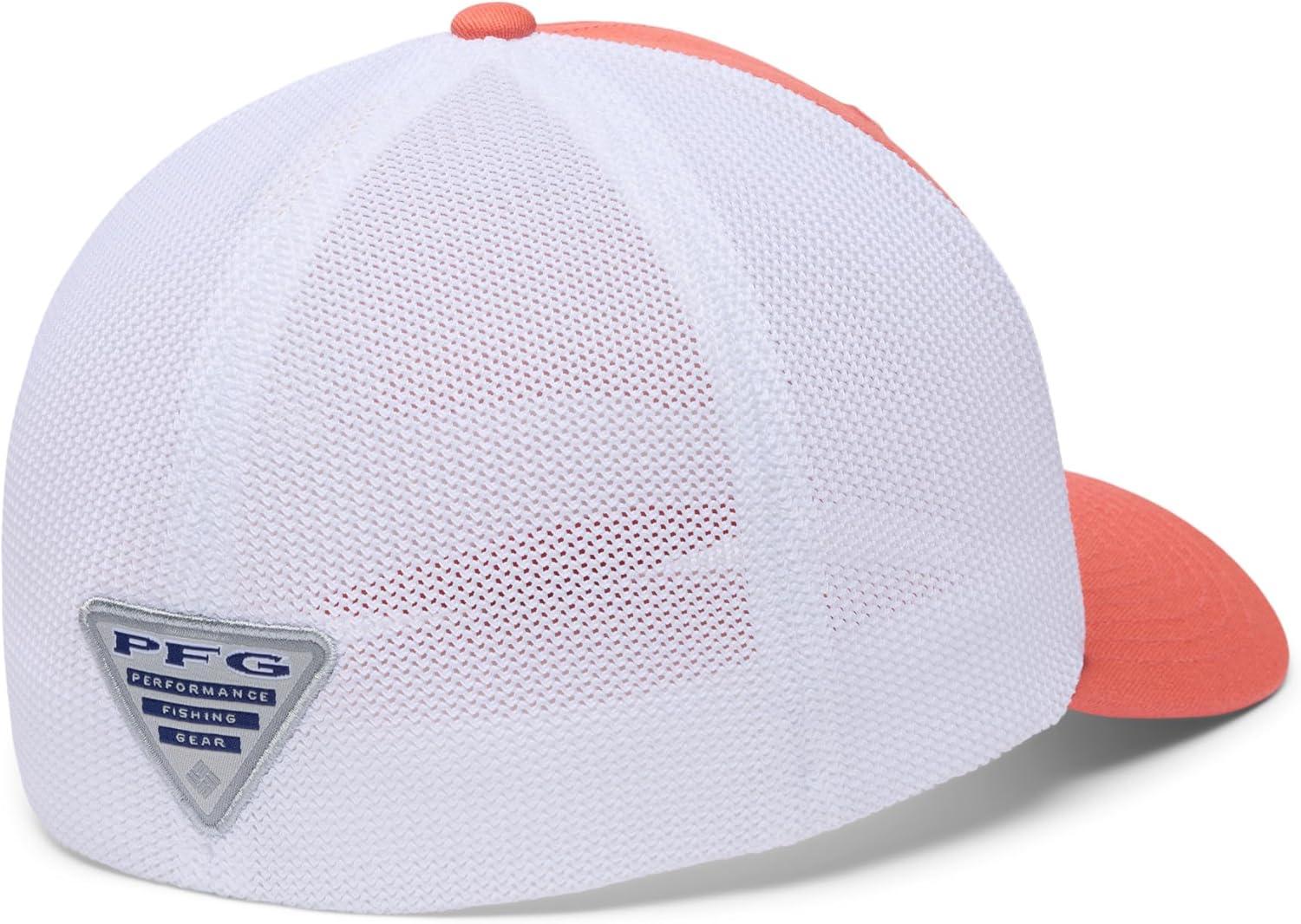 imageColumbia Unisex PFG Logo Mesh Ball Cap MelonadeWhiteRedfish XXLarge