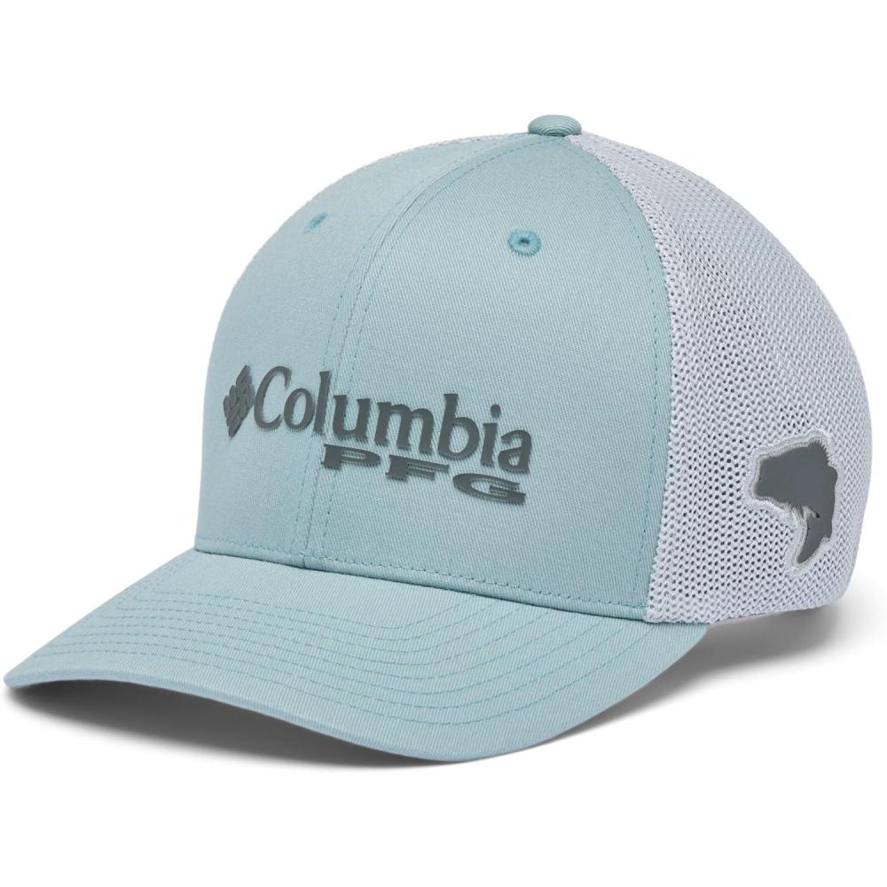 imageColumbia Unisex PFG Logo Mesh Ball Cap Crushed BlueCool GreyBass Graphic LXL