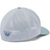 Columbia Unisex PFG Logo Mesh Ball Cap, Crushed Blue/Cool Grey/Bass Graphic, L/XL