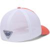 Columbia Unisex PFG Logo Mesh Ball Cap, Melonade/White/Redfish, XX-Large