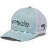 Columbia Unisex PFG Logo Mesh Ball Cap, Crushed Blue/Cool Grey/Bass Graphic, L/XL