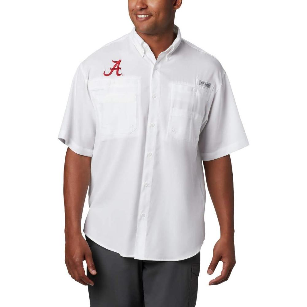 imageColumbia Mens CLG Tamiami Short Sleeve ShirtAla White