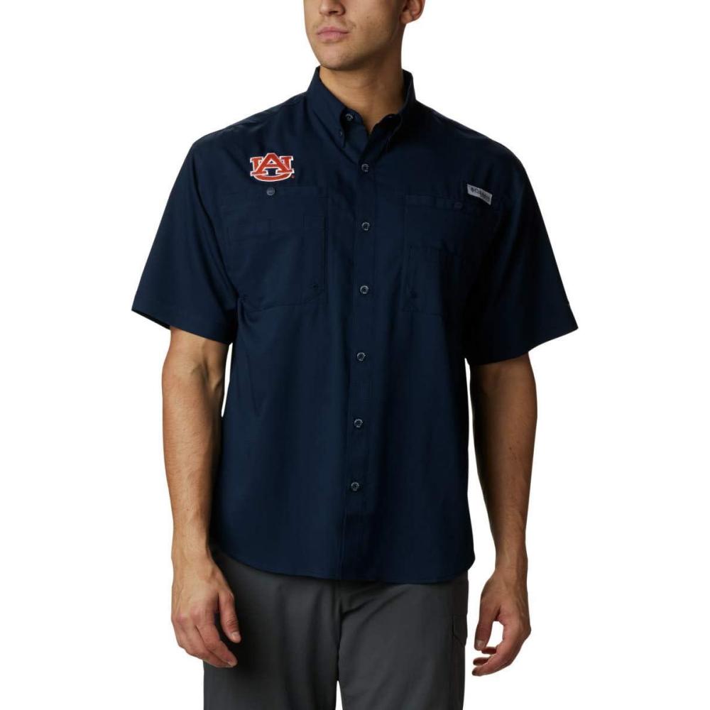 imageColumbia Mens CLG Tamiami Short Sleeve ShirtAub Collegiate Navy
