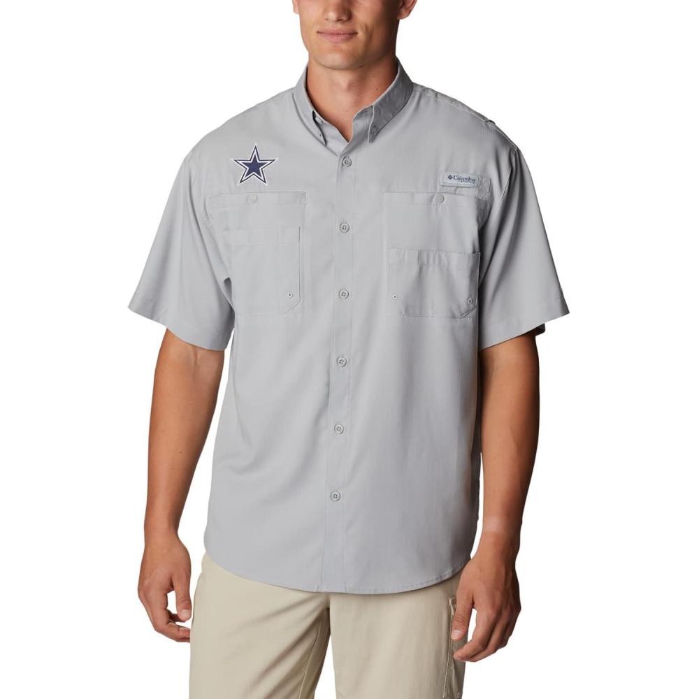 imageColumbia Mens CLG Tamiami Short Sleeve ShirtDc Columbia Grey