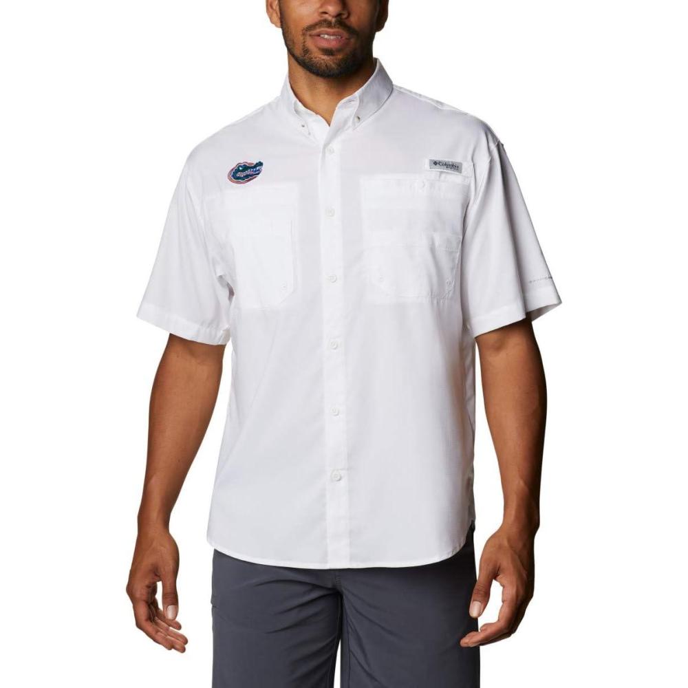 imageColumbia Mens CLG Tamiami Short Sleeve ShirtFla White