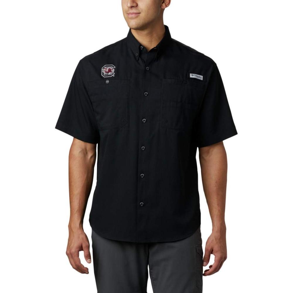 imageColumbia Mens CLG Tamiami Short Sleeve ShirtSc Black