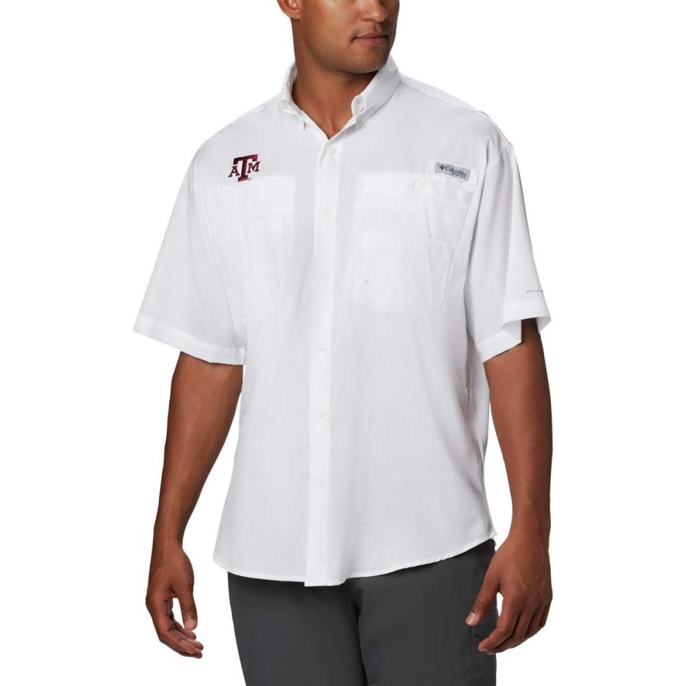 imageColumbia Mens CLG Tamiami Short Sleeve ShirtTam White