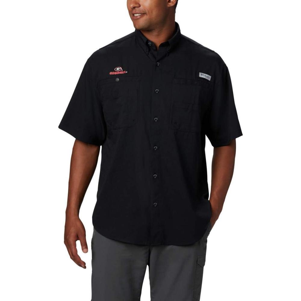 imageColumbia Mens CLG Tamiami Short Sleeve ShirtUga Black