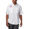 Columbia Men’s CLG Tamiami Short Sleeve Shirt(Ala – White)