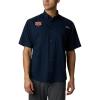 Columbia Men’s CLG Tamiami Short Sleeve Shirt(Aub – Collegiate Navy)