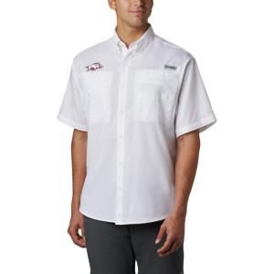 Columbia Men’s CLG Tamiami Short Sleeve Shirt(Ark – White)