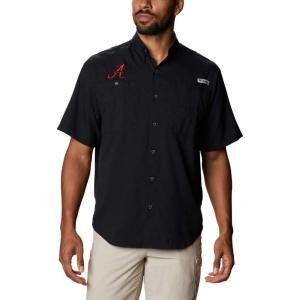 Columbia Men’s CLG Tamiami Short Sleeve Shirt(Dark Coral)