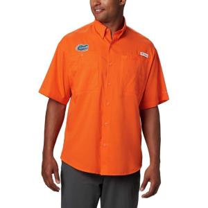 Columbia Men’s CLG Tamiami Short Sleeve Shirt(Fla – Spark Orange)