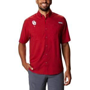 Columbia Men’s CLG Tamiami Short Sleeve Shirt(Ok – Red Velvet)
