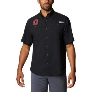 Columbia Men’s CLG Tamiami Short Sleeve Shirt(Os – Black)