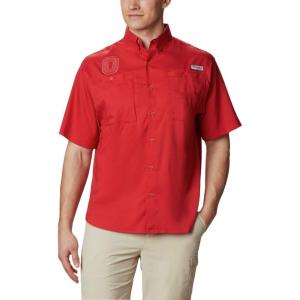 Columbia Men’s CLG Tamiami Short Sleeve Shirt(Os – Intense Red)