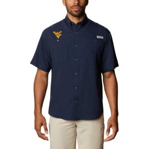 Columbia Men’s CLG Tamiami Short Sleeve Shirt(Wv – Collegiate Navy)