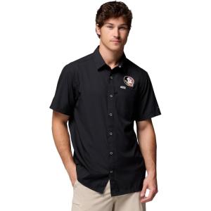 Columbia Mens Collegiate Slack Tide Camp Shirt(Fsu – Black)