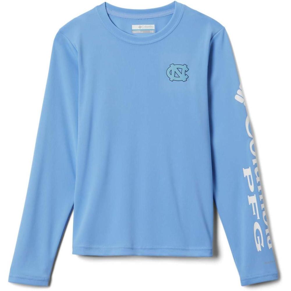 imageColumbia Youth Unisex Collegiate Terminal Tackle Long Sleeve ShirtWhite