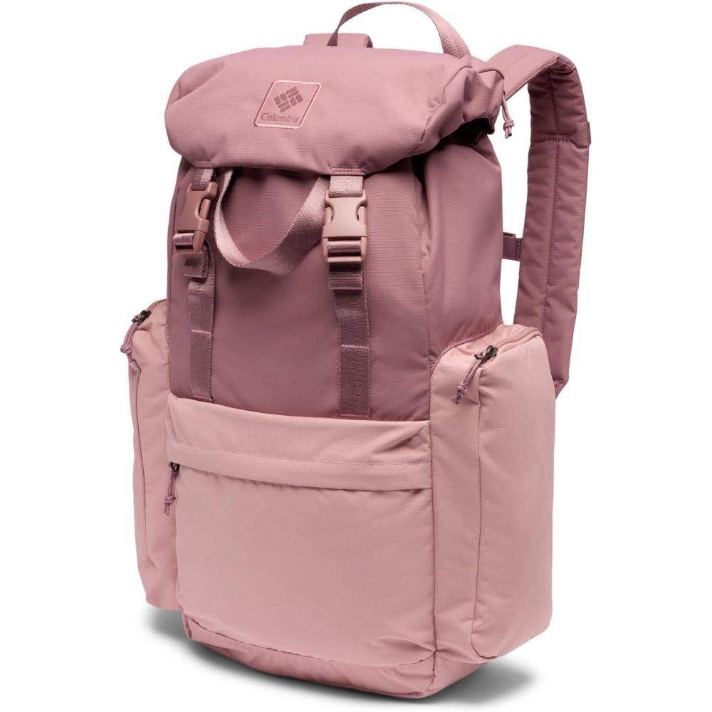 imageColumbia Unisex Trail Traveler 28L Rucksack Rain ForestCollegiate Navy One SizeFigEraser Pink