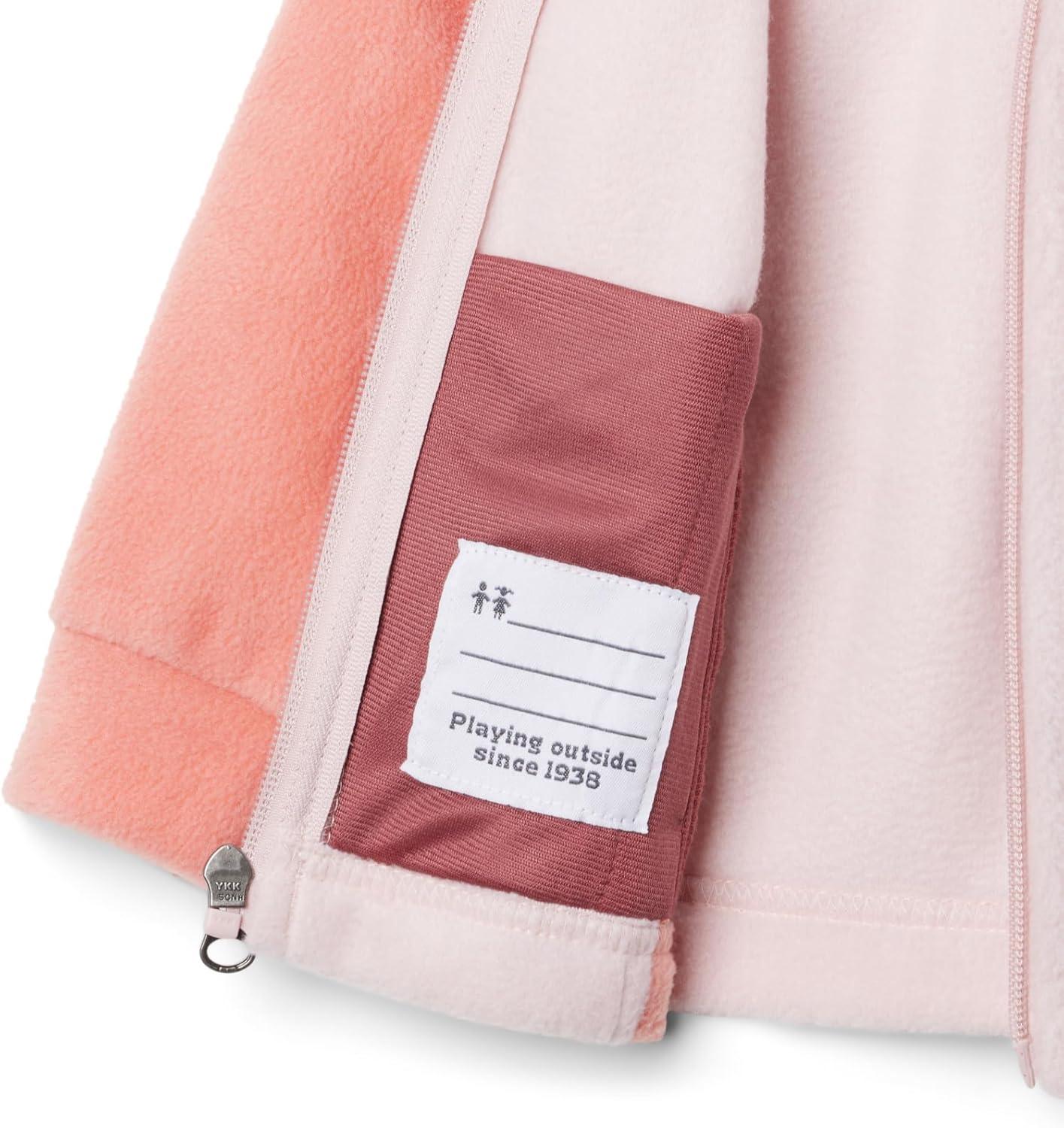 imageColumbia UnisexBaby Benton Springs Fleece JacketFaded PeachDusty Pink
