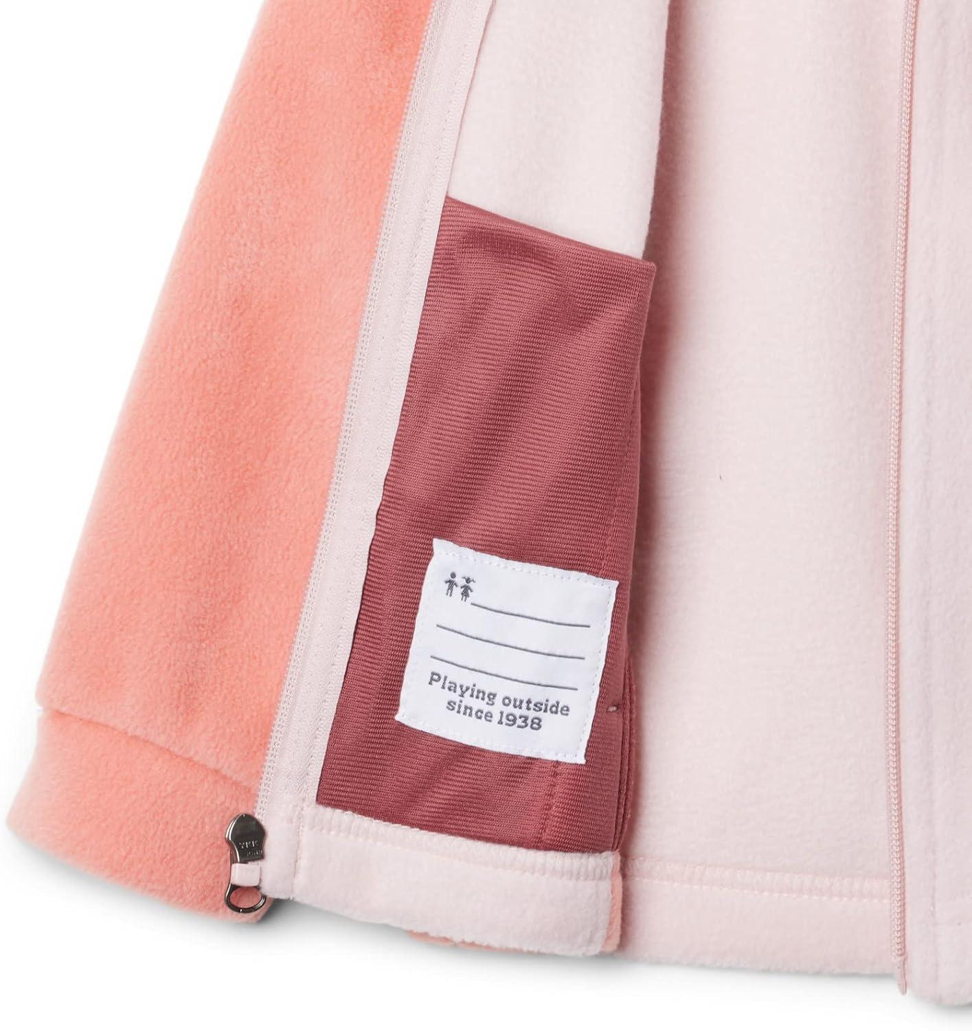 imageColumbia UnisexBaby Benton Springs Fleece JacketFaded PeachDusty Pink