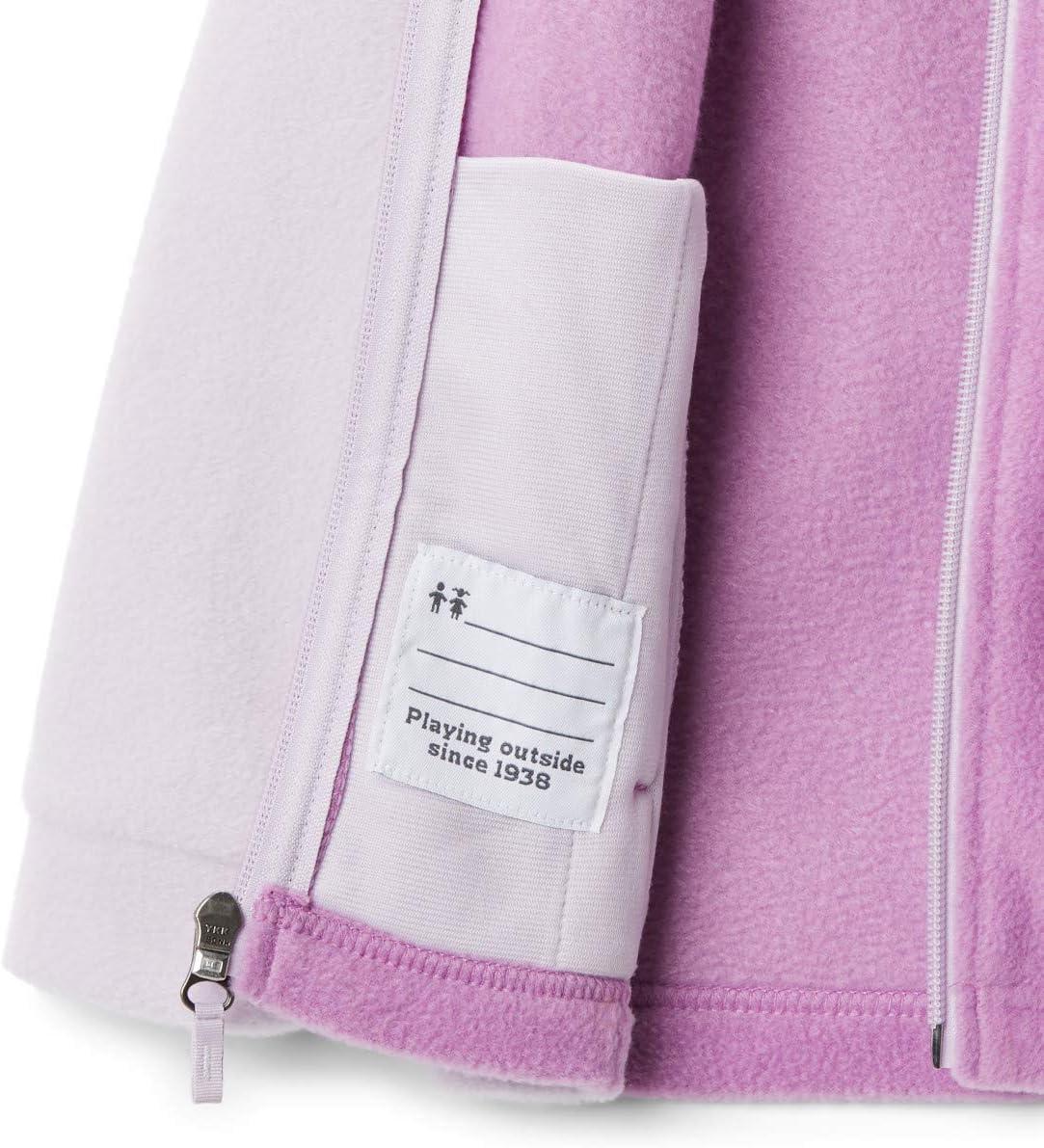 imageColumbia UnisexBaby Benton Springs Fleece JacketPale LilacBlossom Pink