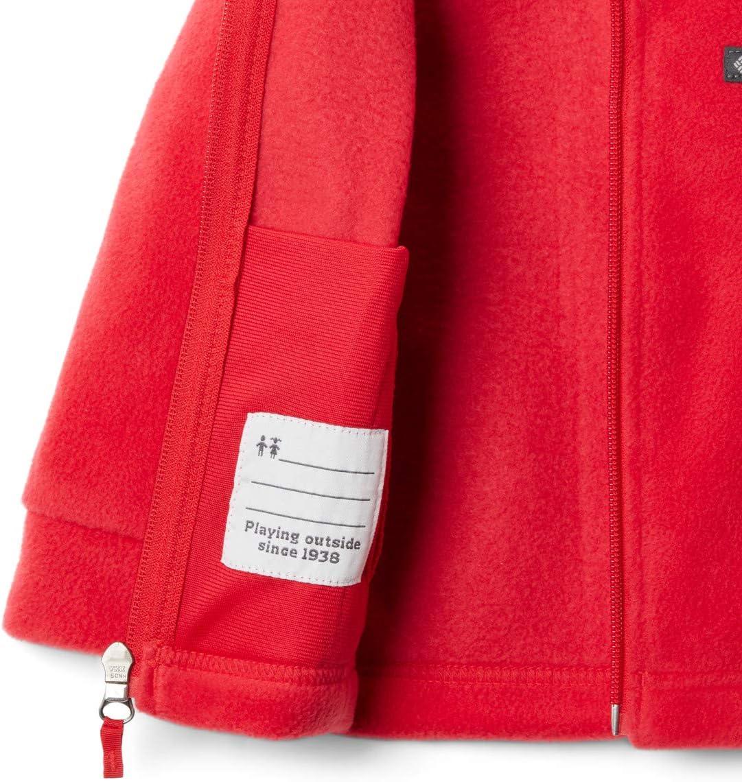 imageColumbia UnisexBaby Benton Springs Fleece JacketRed Lily