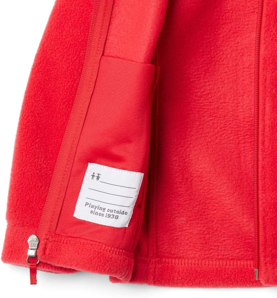 imageColumbia UnisexBaby Benton Springs Fleece JacketRed Lily