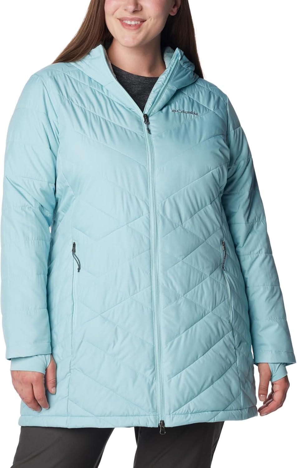 imageColumbia Womens Heavenly Long Hooded JacketAqua Haze