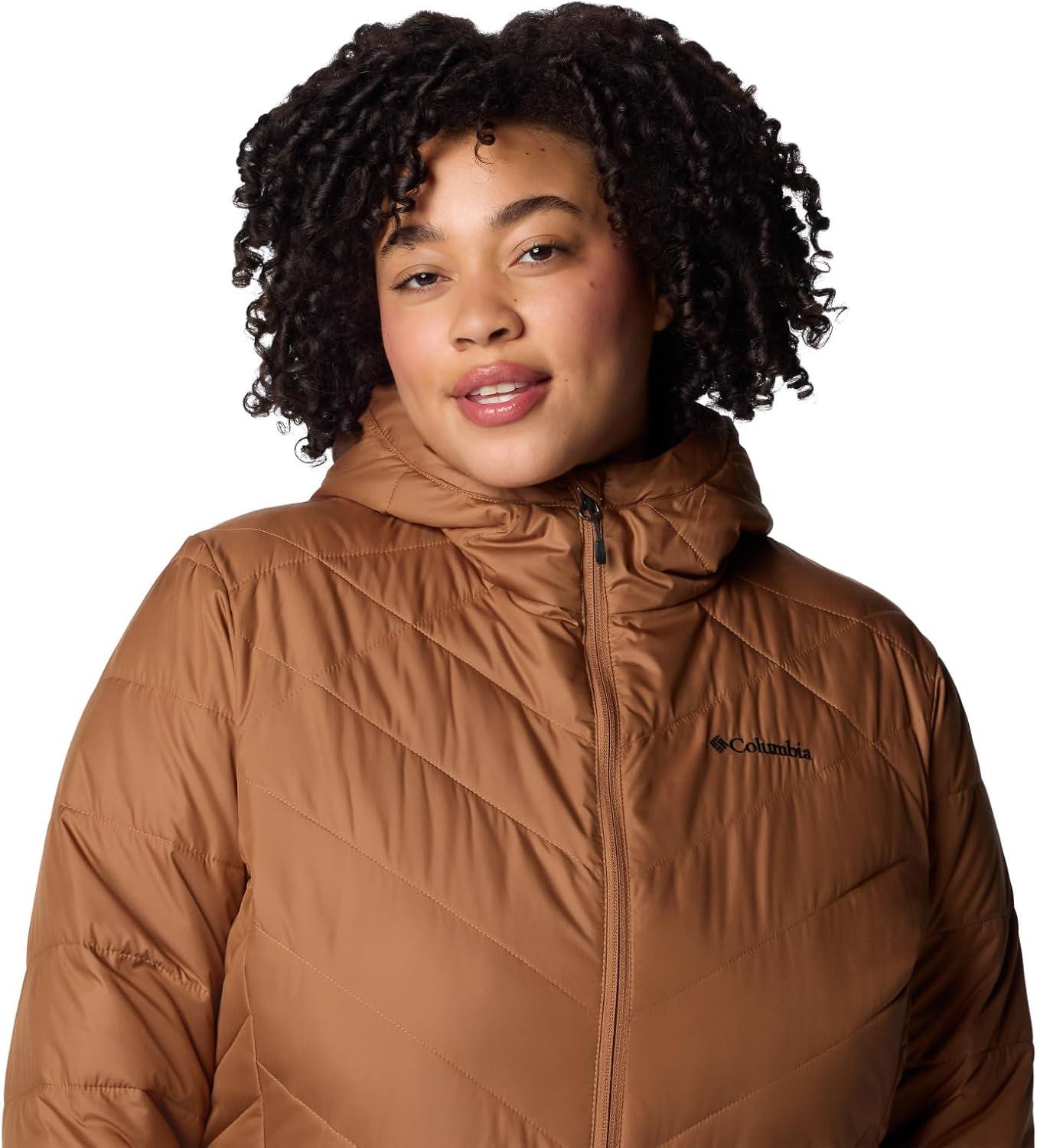 imageColumbia Womens Heavenly Long Hooded JacketCamel Brown