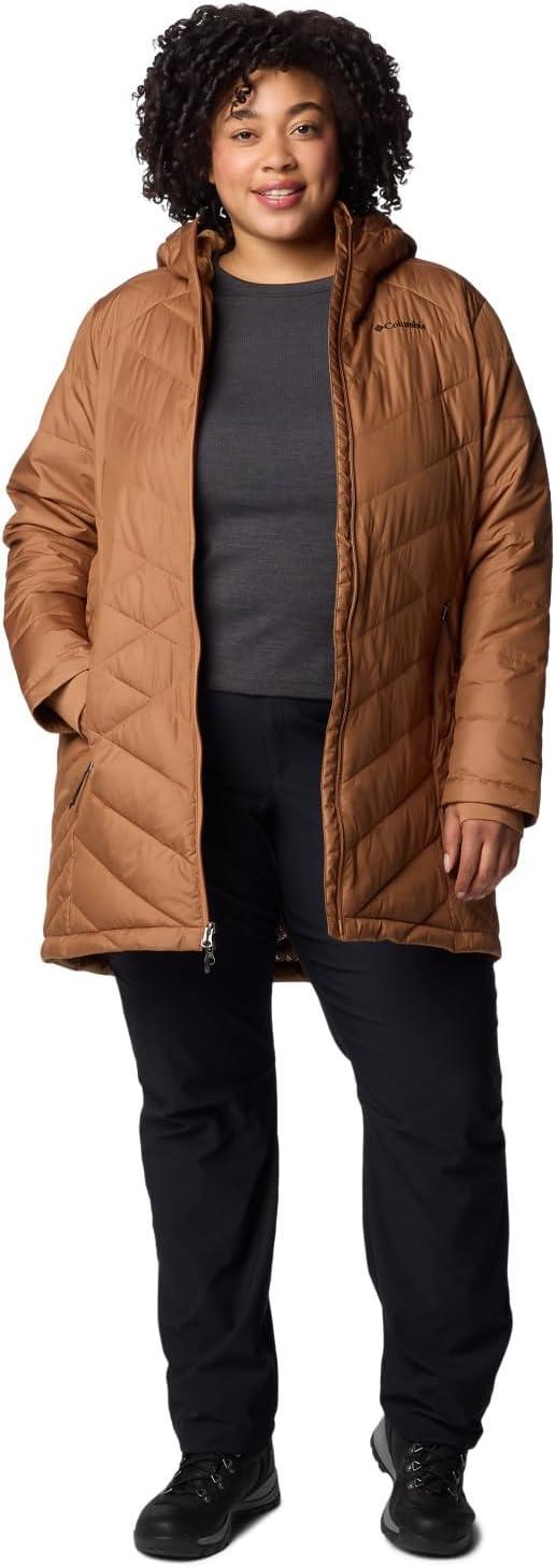 imageColumbia Womens Heavenly Long Hooded JacketCamel Brown