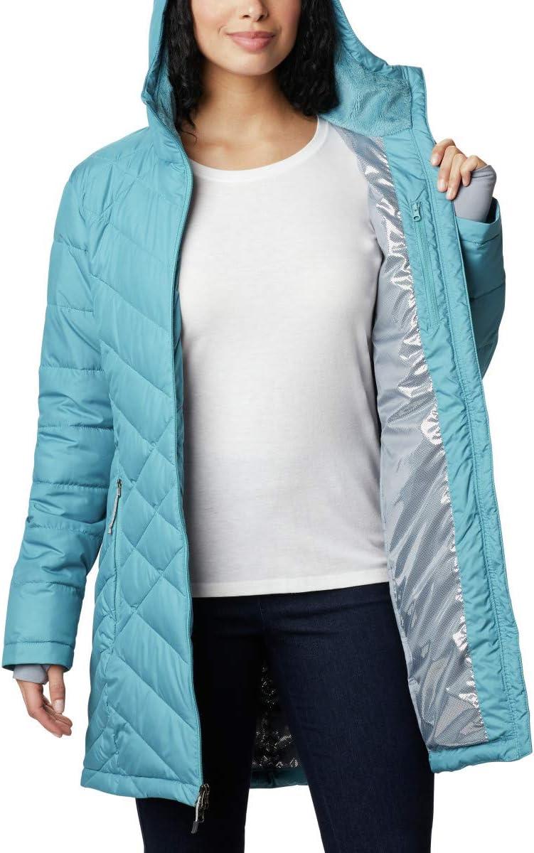 imageColumbia Womens Heavenly Long Hooded JacketCanyon Blue