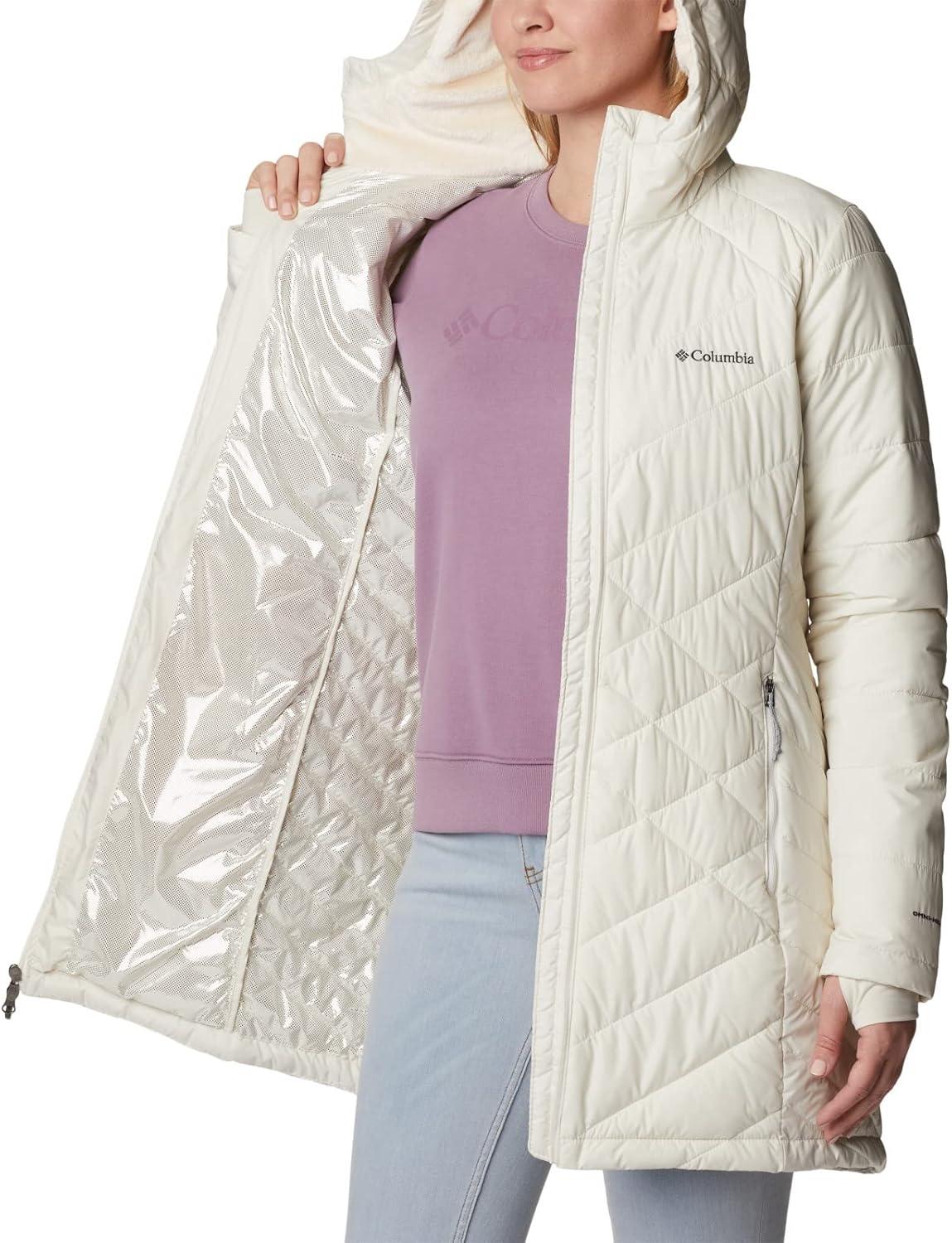 imageColumbia Womens Heavenly Long Hooded JacketChalk