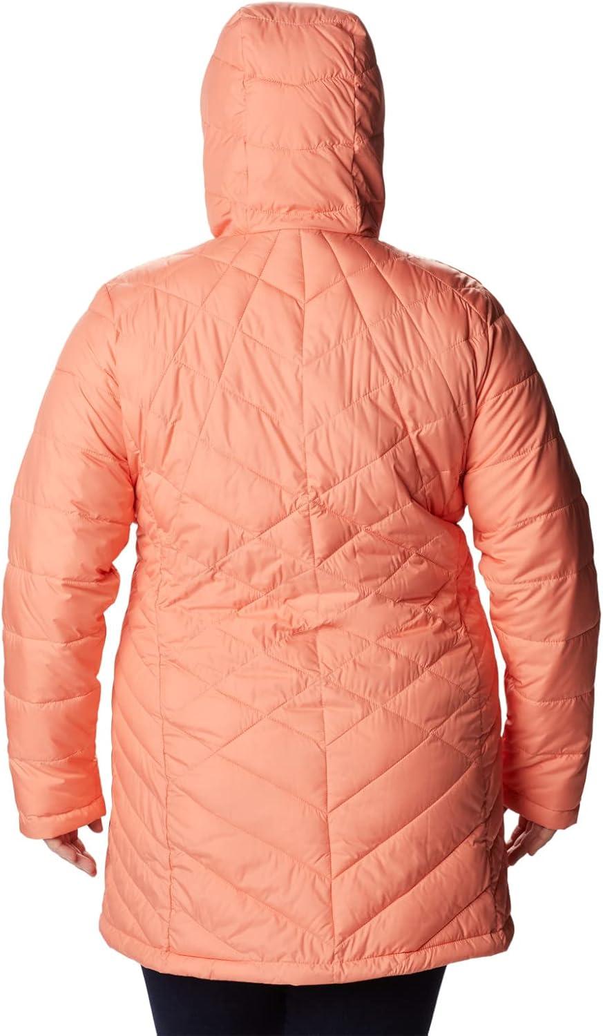 imageColumbia Womens Heavenly Long Hooded JacketCoral Reef