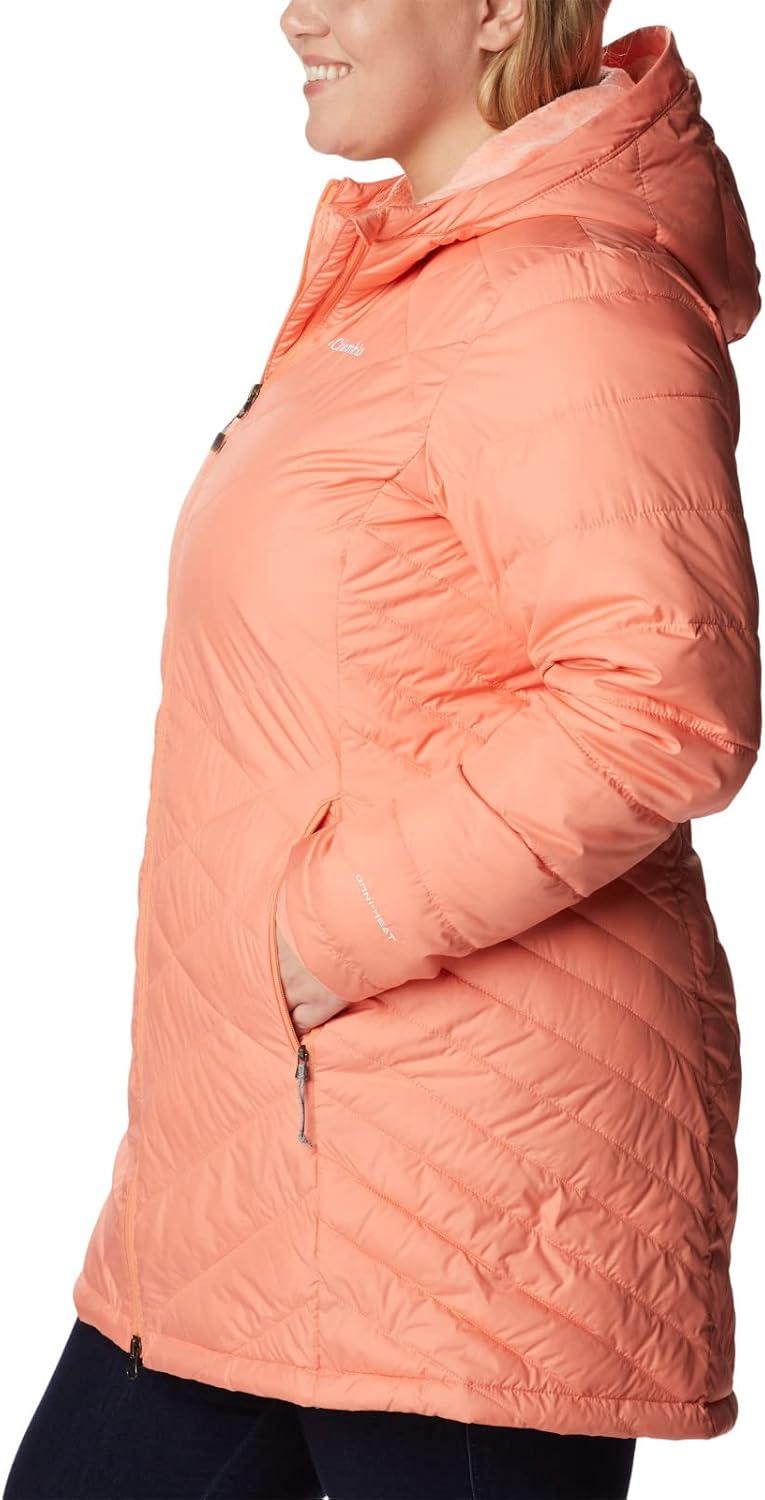 imageColumbia Womens Heavenly Long Hooded JacketCoral Reef