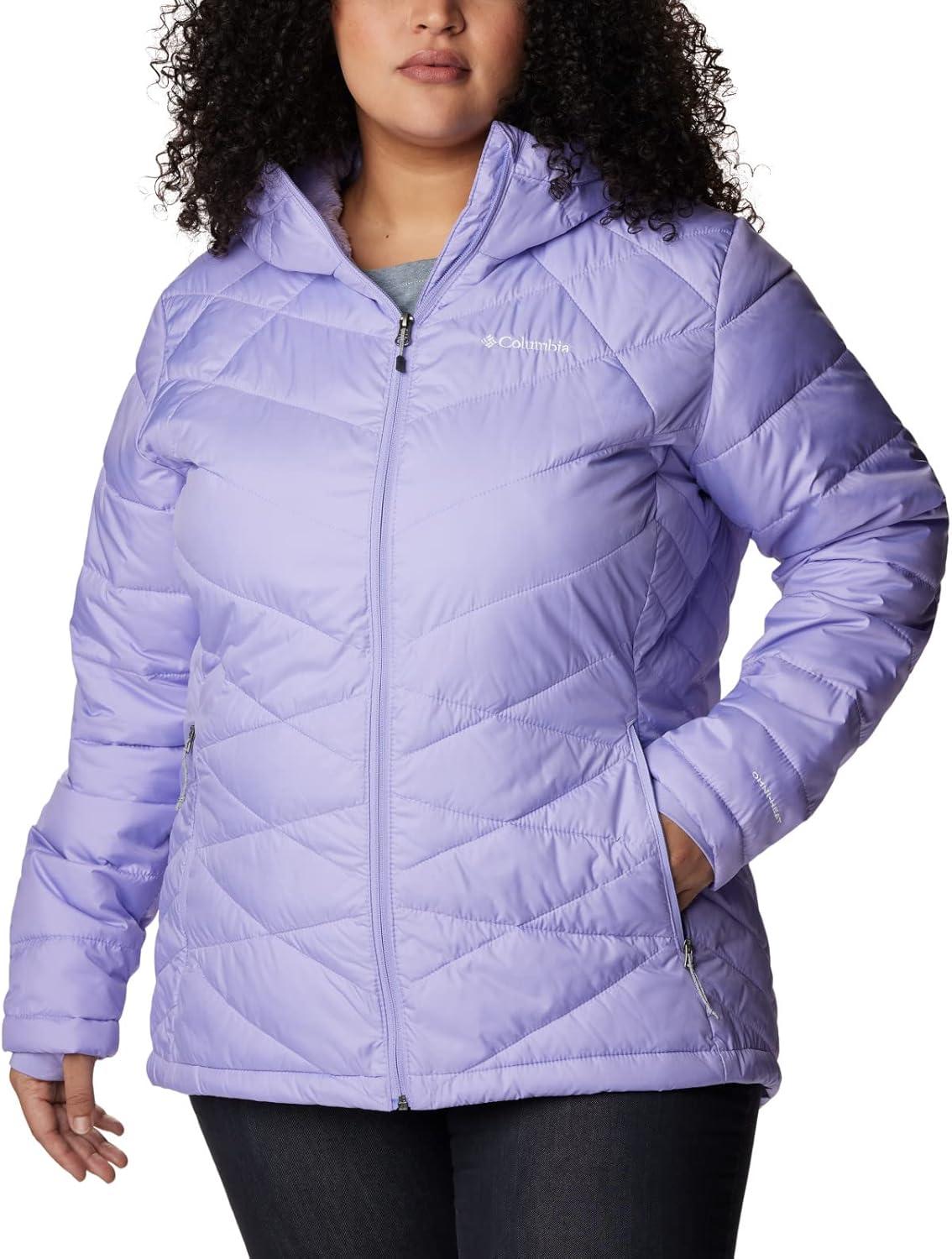 imageColumbia Womens Heavenly Long Hooded JacketFrosted Purple