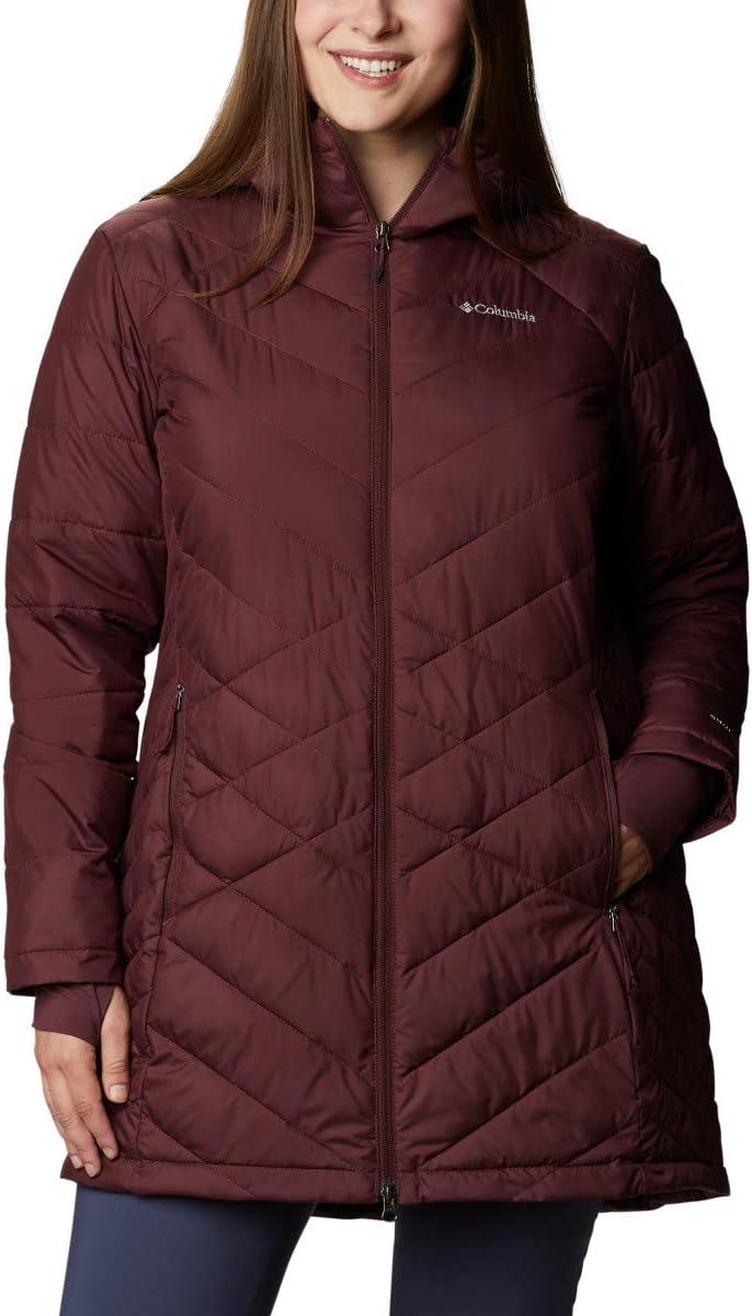 imageColumbia Womens Heavenly Long Hooded JacketMalbec
