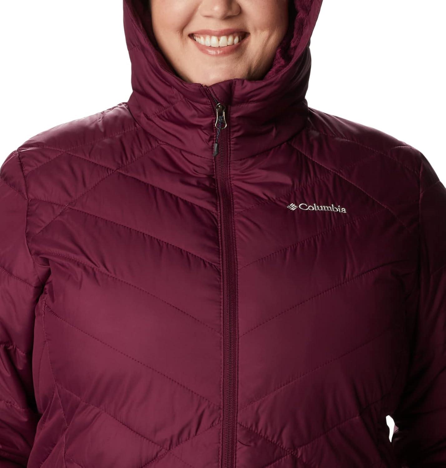 imageColumbia Womens Heavenly Long Hooded JacketMarionberry