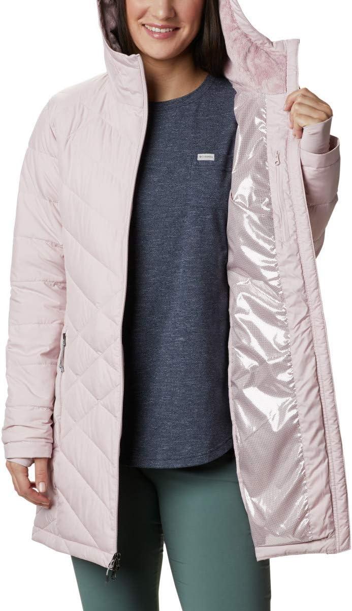 imageColumbia Womens Heavenly Long Hooded JacketMineral Pink