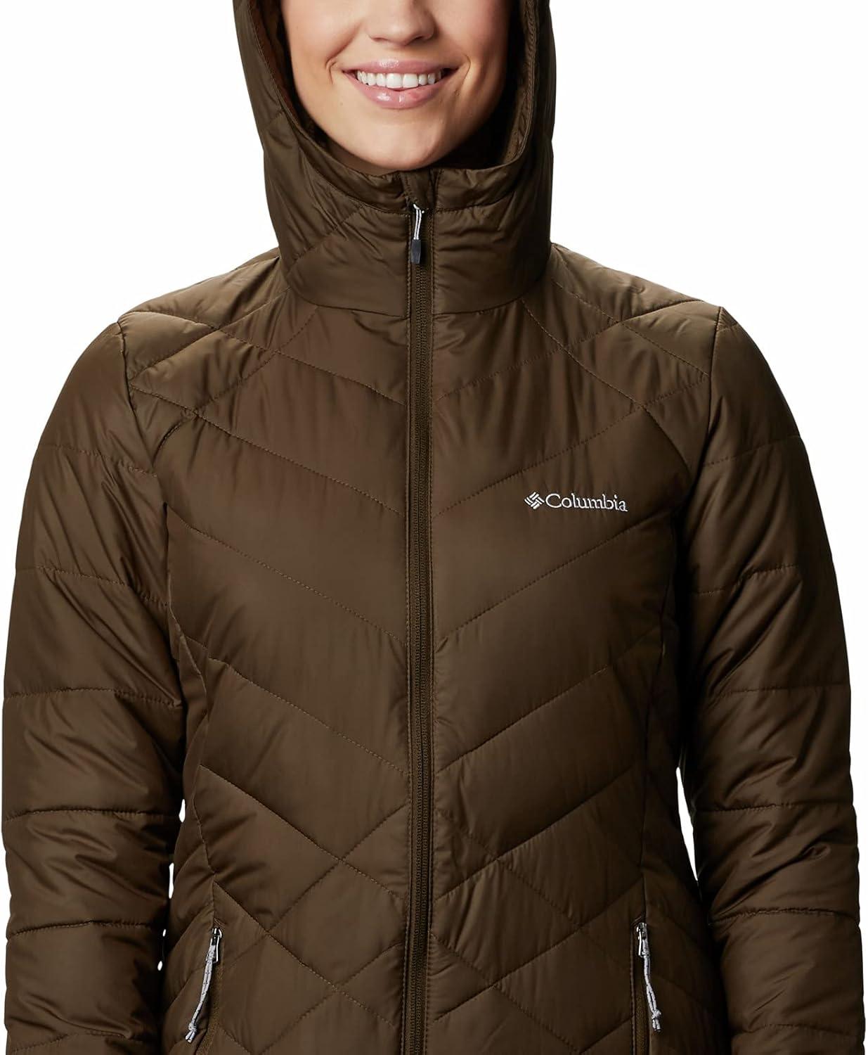 imageColumbia Womens Heavenly Long Hooded JacketOlive Green